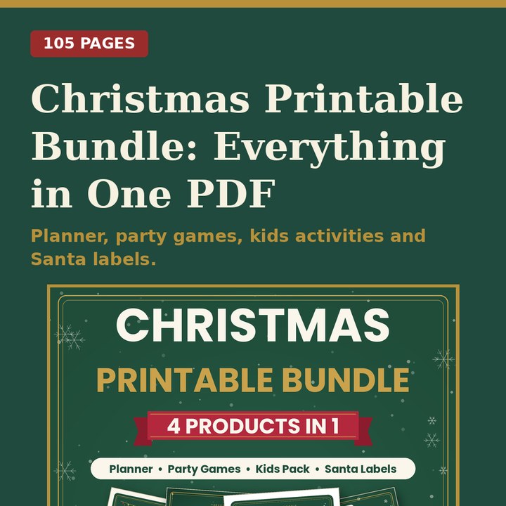 Christmas Printable Bundle