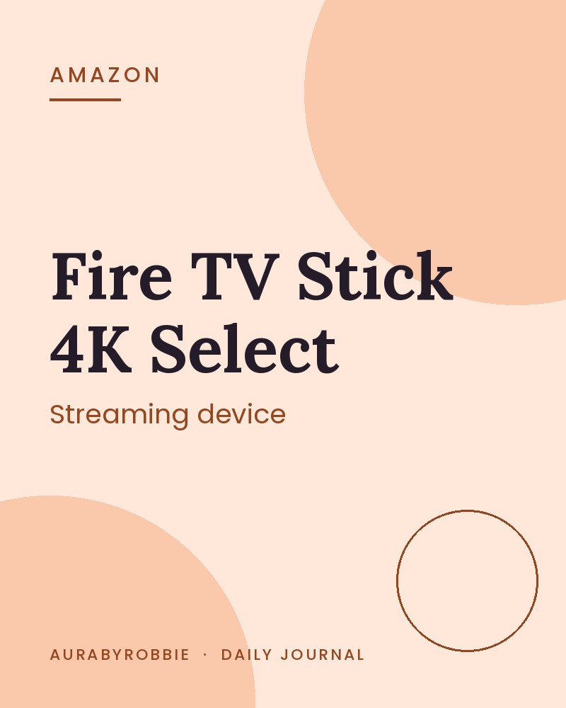 Fire TV Stick 4K Select