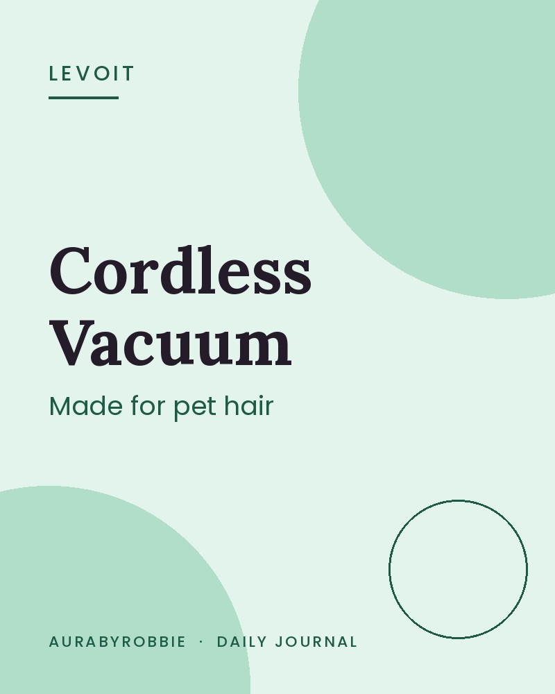 Levoit Cordless Vacuum for Pet Hair