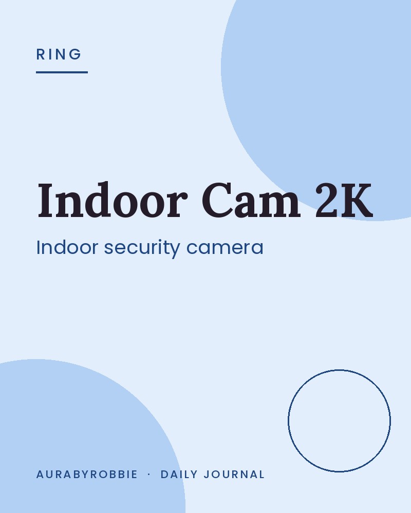 Ring Indoor Cam 2K
