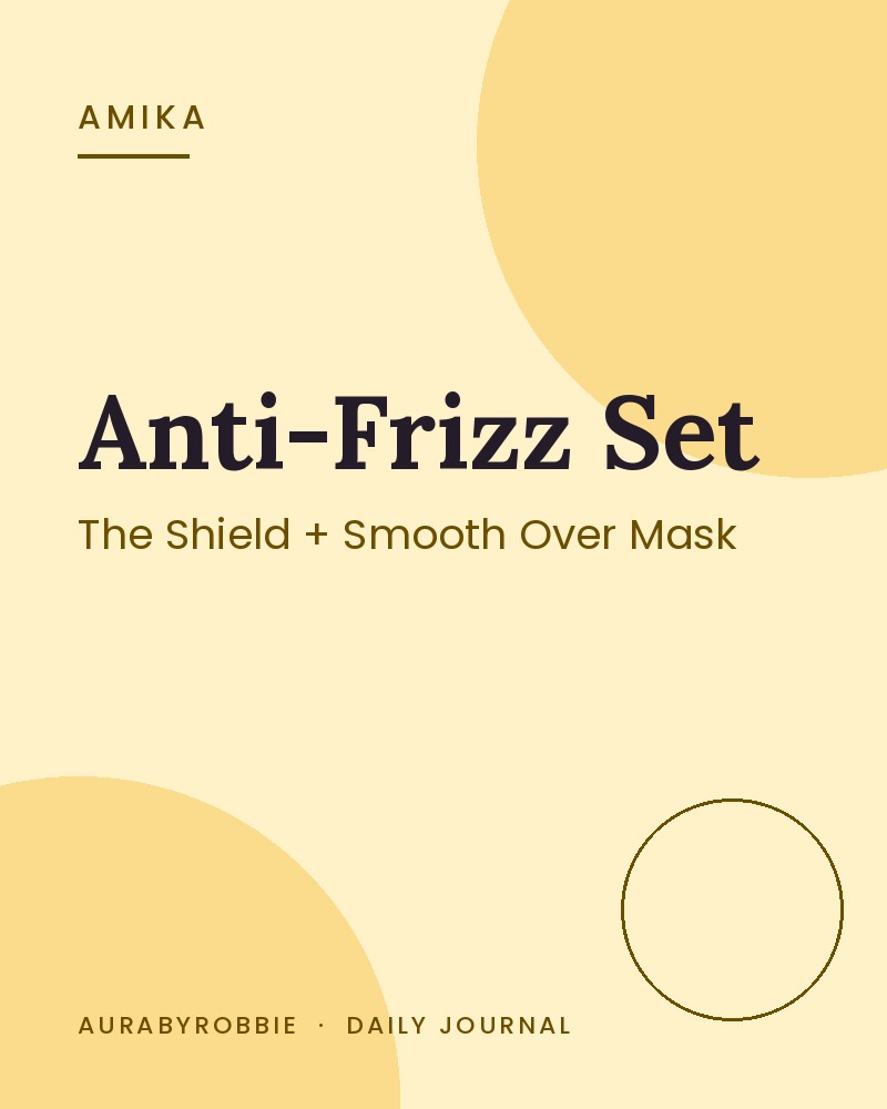 amika limited-edition anti-frizz set