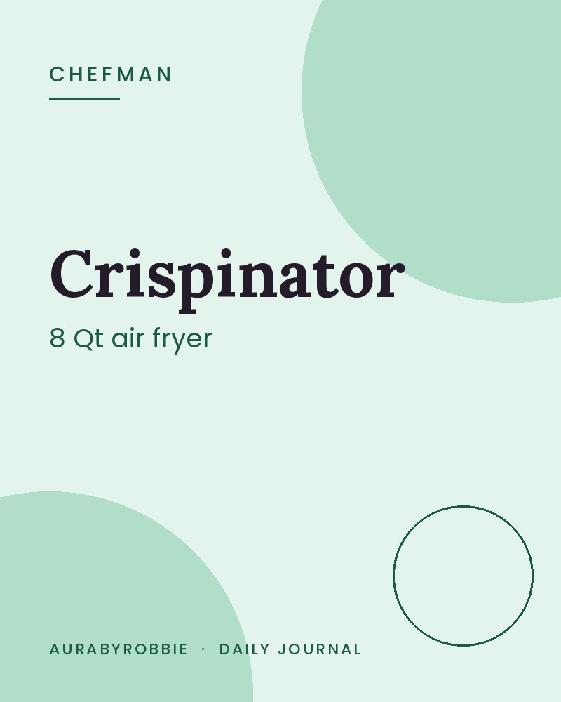 Chefman Crispinator 8 Qt Air Fryer